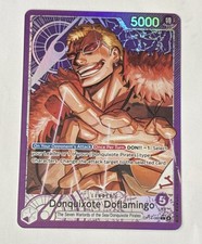 Donquixote Doflamingo - Alternate Art Leader One Piece Card OP14-060 NM+