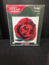 J&P Coats Kit Gancio di Chiusura, Rosa n. 25138, Nuovo Sigillato 27"x30" Made In USA