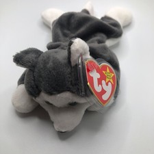 Ty Beanie Baby Collection Nanook Wolf Retired Gen 4 1996 MWMT PVC  4104