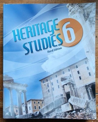 BJU Press Heritage Studies 6 Student Text Book 3rd Edition, Used TP in VGC