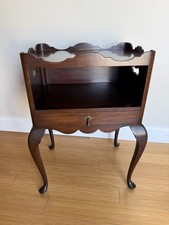 Antique Vintage Mahogany Night Table Irving &...