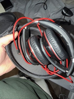 Beats by Dr. Dre Monster Studio Wired Headphones Red/Black | eBay