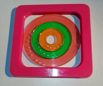 Vintage 80er Mini Spirograph Kunst Zeichenset Spielzeug Kunststoff
