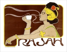 Henri Meunier – Rajah Tea Poster (Stretched Canvas) FREE SHIPPING
