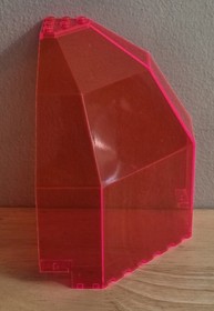( D 12 ) Lego 2409 Scheibe Trans neon orange 6983 Space Ice Planet