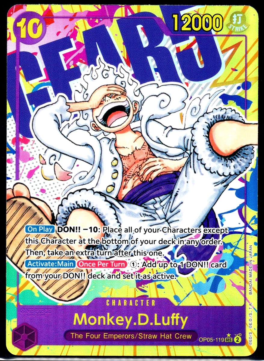 モンキー・D・ルフィ SEC-P [OP05-119] 25+ Monkey.D.Luffy OP05-119 Awakening of the New Era for sale