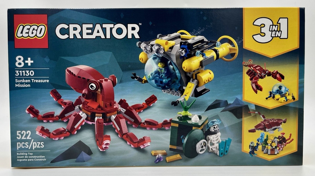 LEGO CREATOR: Sunken Treasure Mission (31130) for sale online | eBay