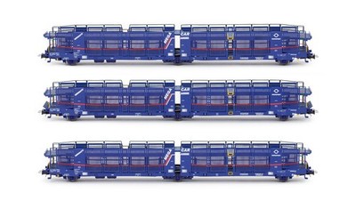 TRANSFESA / HISPANAUTO - Laeks ''Mega Car Carrier'' freight wagons (NEW)