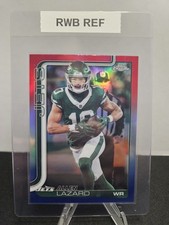 2025 Topps Chrome Football Red,White,Blue Refractor Allen Lazard #236