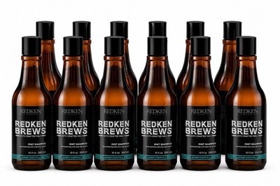 Redken Brews MINT Shampoo 10 fl oz (12 PACK)