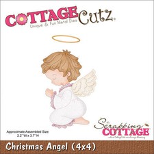 CottageCutz Die Christmas Angel, 2.2"X3.7" 4X4550 RETIRED