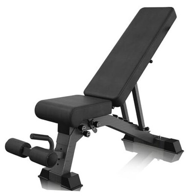 Adjustable Weight Bench - 1200lbs Capacity Workout Bench, Full Body Black-619