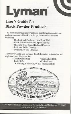 #ad 6985043 Lyman User#x27;s Guide for Black Powder Products $4.18