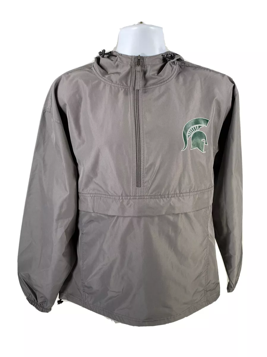 Michigan state pullover hot sale jacket