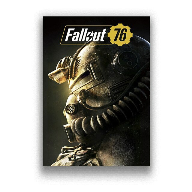 Tableaux Fallout 76 format 50x70 cm idéal pour salon gaming