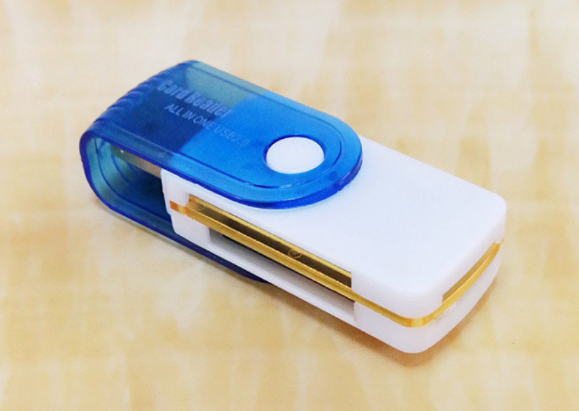 10pcs Multifunctional 4 in 1 card reader high speed SD/MS/TF/M2 card reader