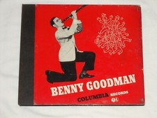 BENNY GOODMAN 1943 Album Holder For  4 10" Shellac Singles