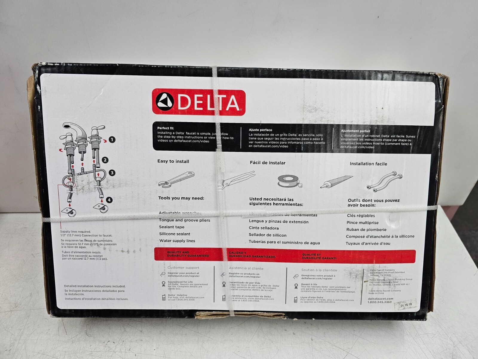 Delta (35999LFRB) Haywood 2Handle Widespread Bathroom Faucet w/ Drain