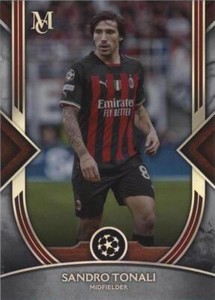 Carte Panini Tonali + Lotto Milan - Saison 2022-23, Collection Football, Joueur Non Collé