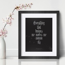 One Republic Inspirational Wall Art Print Motivational Quote Poster Decor Gift