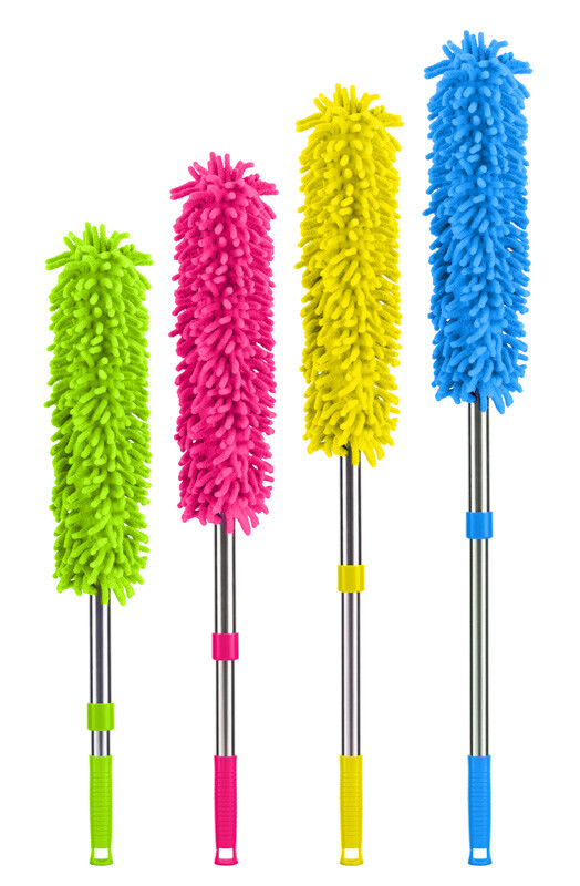 Bettina Telescopic Chenille Noodle Duster - Telescopic Handle - Dust, Clean.