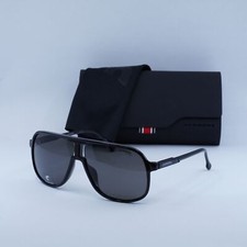CARRERA 1047/S 0807 M9 Black/Grey Polarized 62-10-130 Sunglasses New Authentic