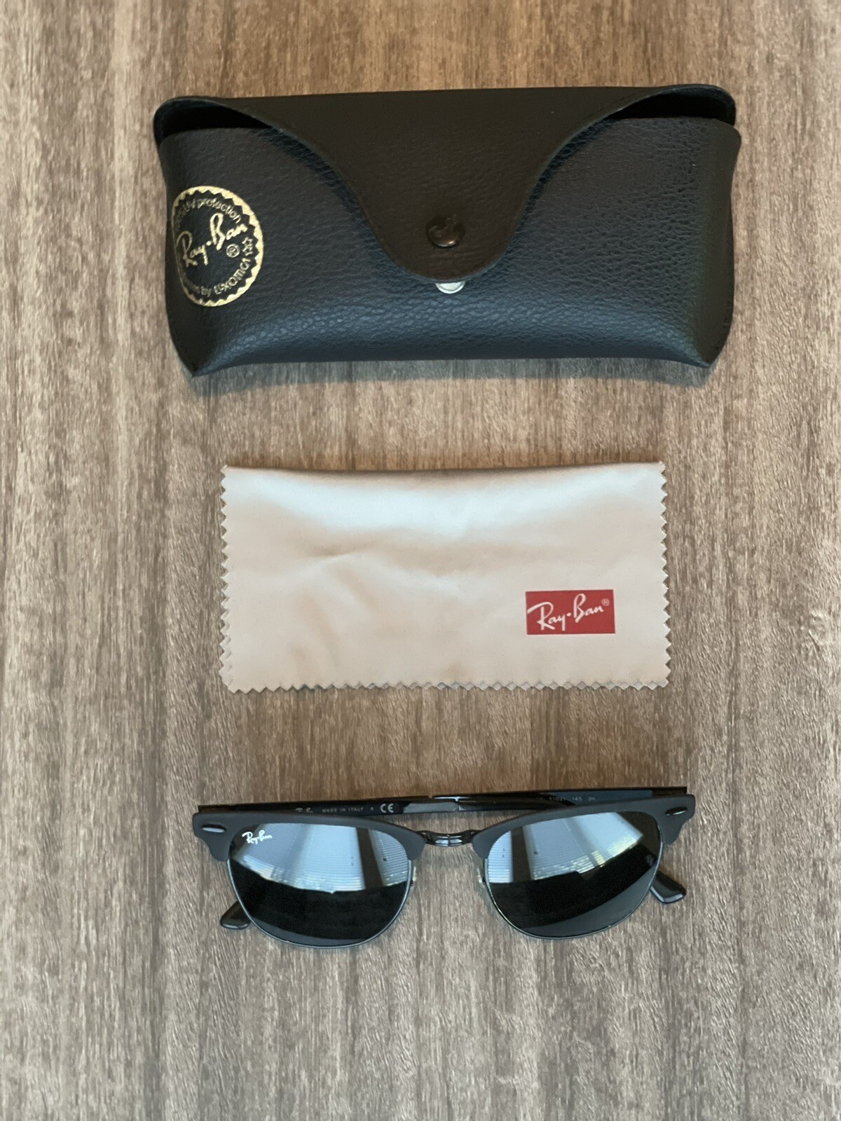 Ray Ban Clubmaster Metal Matte Black RB3716