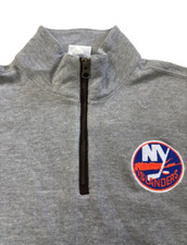 NHL NY Islanders Men's Fleece Jacket GRAY SMALL NWOT