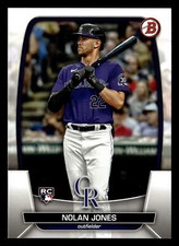 Nolan Jones 2023 Bowman #74 Colorado Rockies ROOKIE Free Shipping