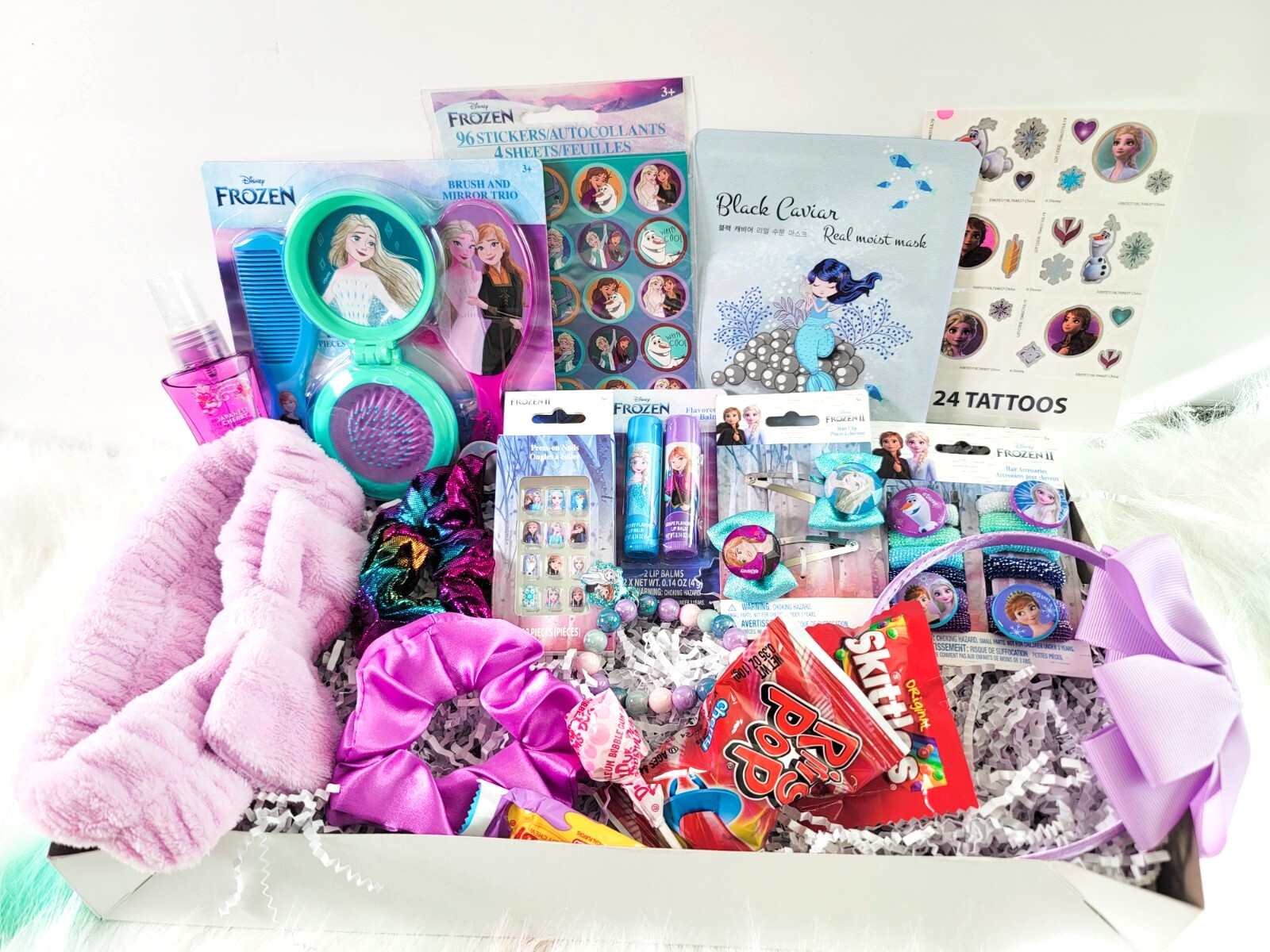 FROZEN GIRLS GIFT BOX, RELAXATION, BIRTHDAY,  TEEN SELF-CARE