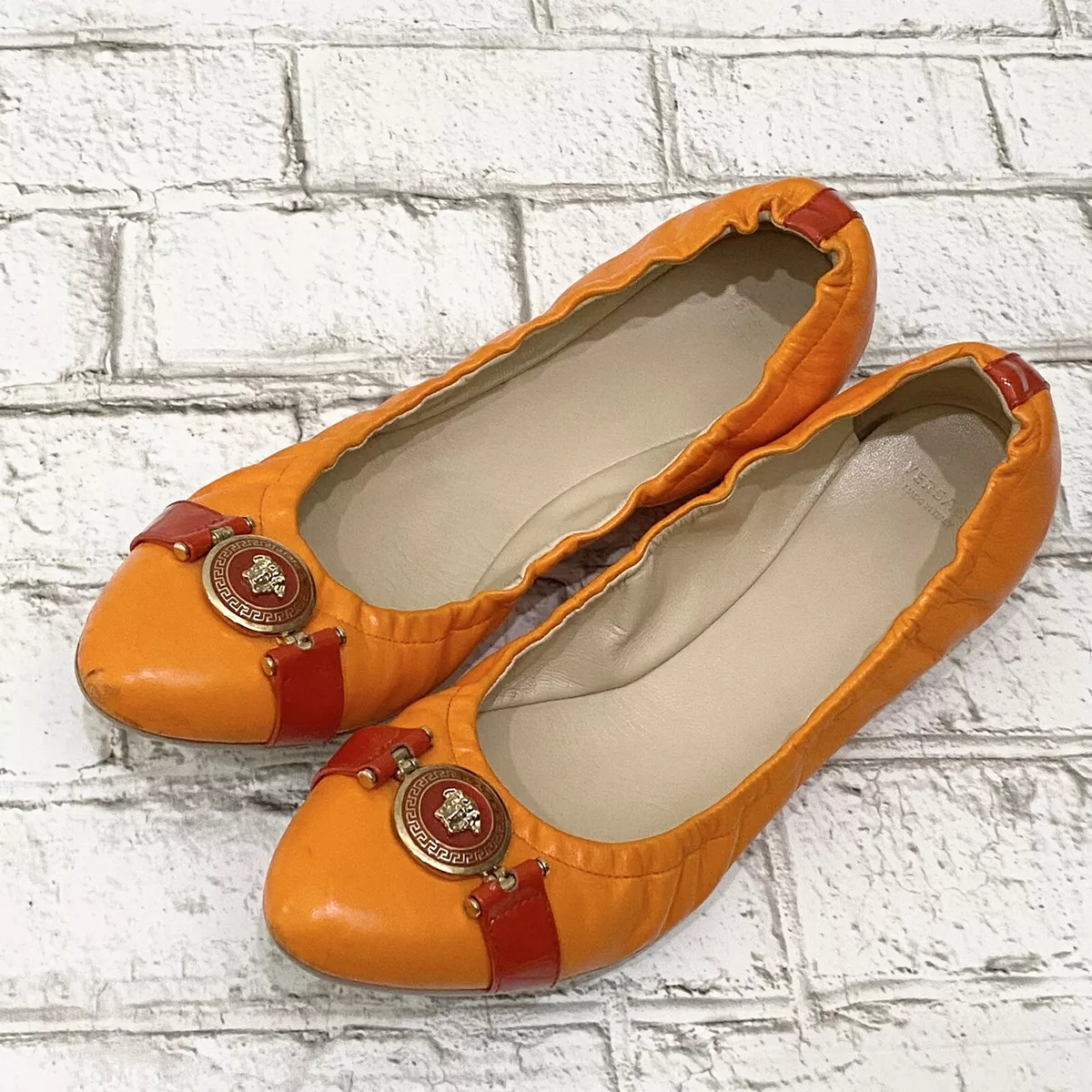 Versace medusa flats 2025