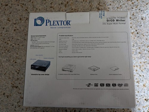 PLEXTOR PX-880SA-26 DVD/CD Rewritable Drive SATA, Open Box - Afbeelding 2 van 12