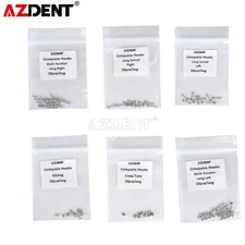 AZDENT 10Model Dental Orthodontic Crimpable Hook Stops Type 10pcs/pack