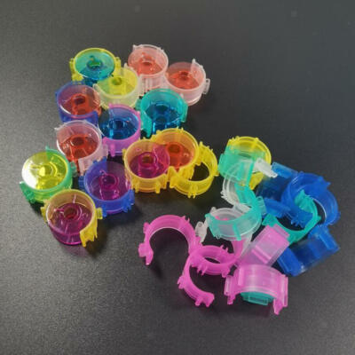 Spulenklemmen Halter Faden - 50 Stück Spulenhalter Clips - bunte Spule