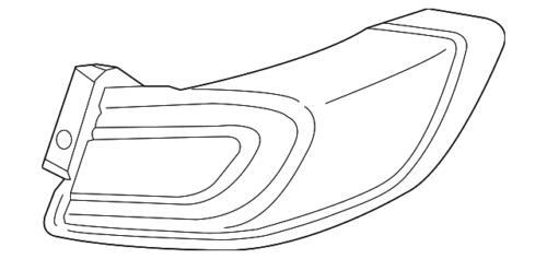 Conjunto de lámpara trasera de freno para Ford (P/N KA1Z-13405-C)