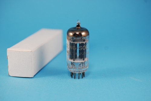Tubos de válvula de tubo de tíodo doble probado Tung-Sol JTL 5687 NOS CV2578 - Imagen 2 de 7