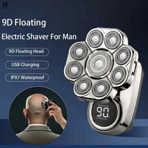 9 Blades Multi Grooming Kit Digital Display Electric Shaver Hair Trimmer