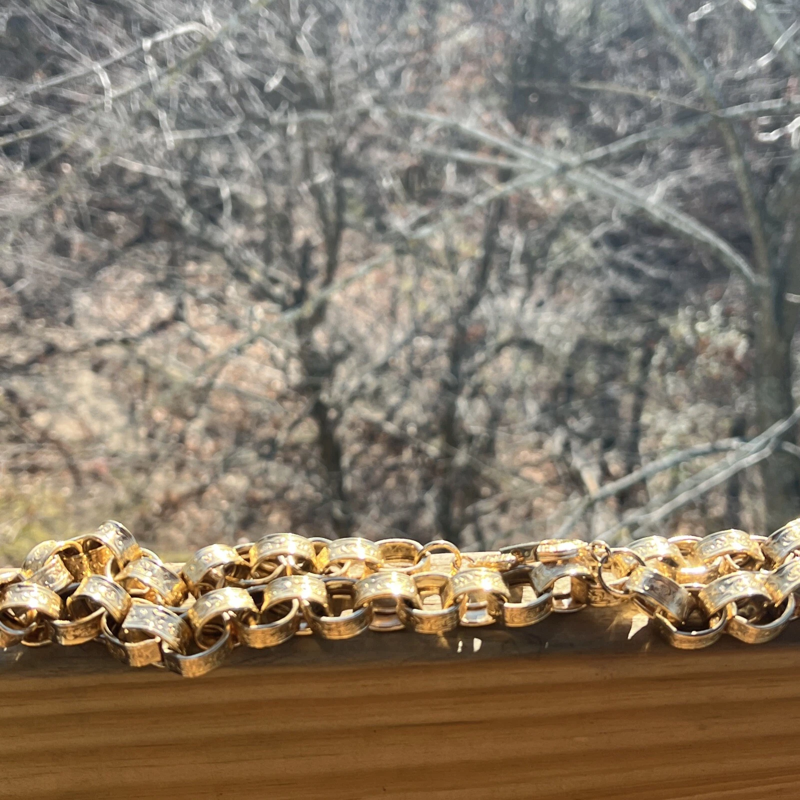 Givenchy Collana Vintage Maglia di Carta Catena Grossa Firmata Splendida