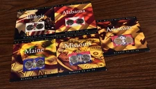 5 sets Coins of America State Quarters, #21 thru #25 – 10 Coins (#221)