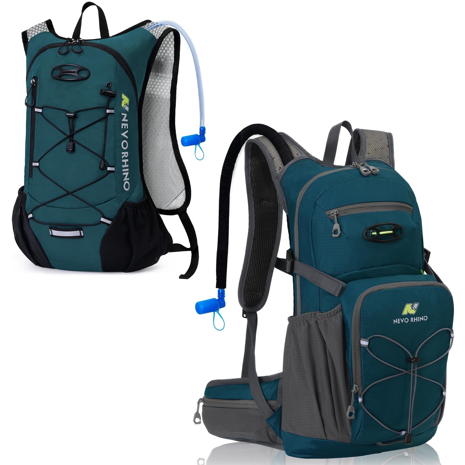 12L and 18L Hiking Hydration Backpack with 2L or 3L Water Bladder for Women and Men, Lightweight Daypack for Outdoor Adventures and Travel