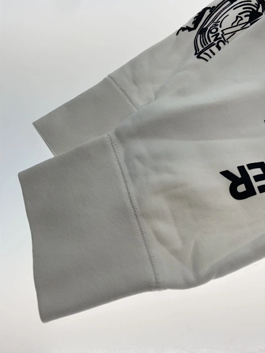 Felpa con cappuccio zip MONCLER 2 cotone stampa bianca G20928G00003 809KX usata