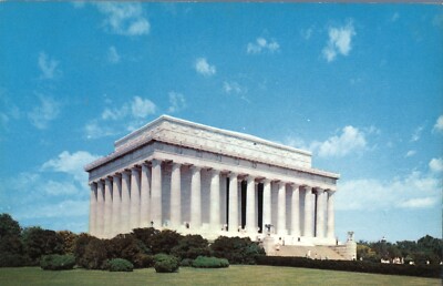 Lincoln Memorial Washington DC 36 Columns Statue Daniel French Capsco Postcard
