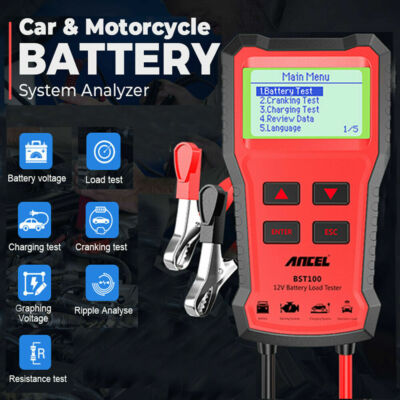 ANCEL BST100 Battery Load Tester Cranking Charging Test Battery Diagnostic Tool