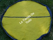 60" INCH DIAMETER OUTDOOR INDOOR PULL STRING PLAY MAT EASY PICK UP BLOCKS READ