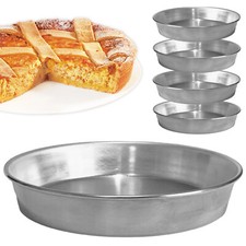 Ruoto Pastiera Napoletana Professionale Stampo Tortiera Alluminio Pareti Dritte