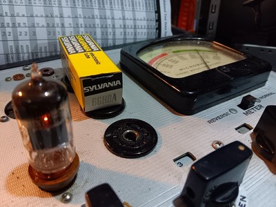 Vintage Sylvania 6GH8A Vacuum Tube NOS NIB *TESTED*