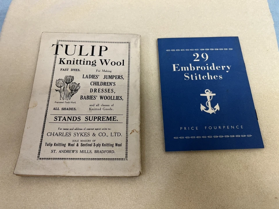 Vintage The ABC of SIMPLE EMBROIDERY & 29 Embroidery Stitches British Booklets - Image 2 of 4