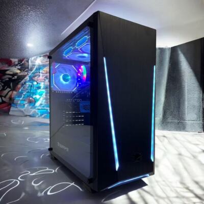ARGB Custom Gaming PC Desktop i7 32GB DDR4 1TB SSD 4TB HDD AMD RX580 W11 WIFI