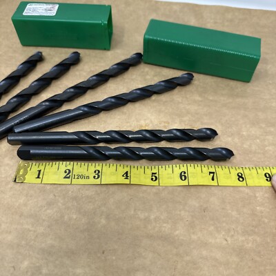 Lot Of 6 PTD Precision Twist Drill 1/2'' HSS Taper Shank Drills New