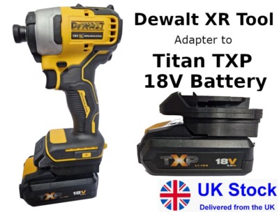 Titan TXP Battery to Dewalt 18v XR Tools Battery adapter - Main Image